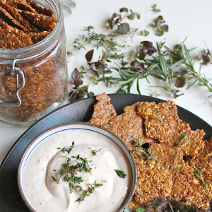 Gluten Free Seed Crackers 1