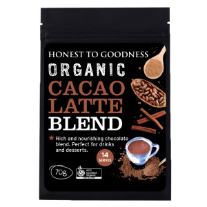 Honest to Goodness Organic Cacao Latte Blend 70g 1