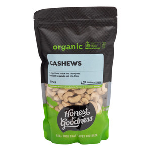 Organic Cashews 500g 1
