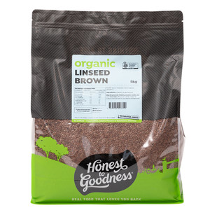 Organic Brown Linseed 5KG 1