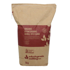 Organic Stoneground Whole Rye Flour 5KG | Honest to Goodness