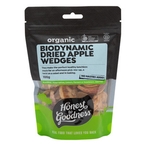 Biodynamic Dried Apple Wedges 100g 1