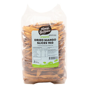 Organic Dried Mango Slices 1KG | Honest to Goodness