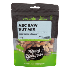 Honest to Goodness Organic ABC Raw Nut Mix 200g 1