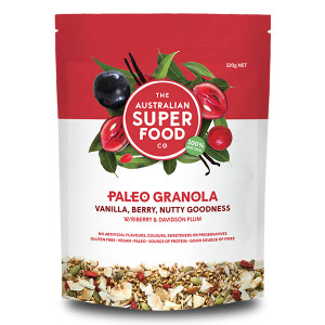  Paleo Granola - Vanilla, Berry, Nutty Goodness 320g