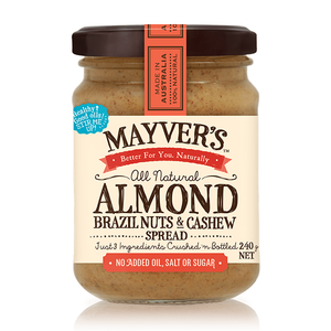 Almond, Brazil Nuts & Cashew Spread 240g