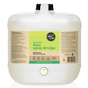 SimplyClean Australian Lime Spray & Wipe 15L 1