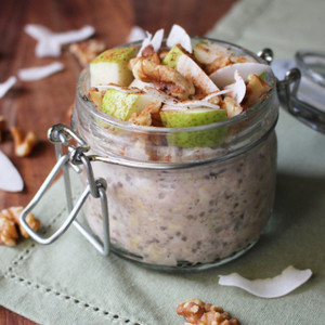 Spiced Pear Overnight Oats 1
