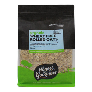 Organic Wheat Free Rolled Oats. Uncontaminated Wheat Free Oats  700g 1
