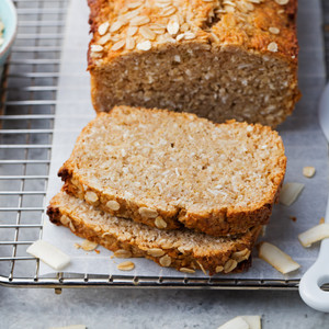 Banana, Coconut & Oat Bread 1