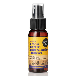 Lemon Myrtle Hand & Surface Sanitiser 50ml