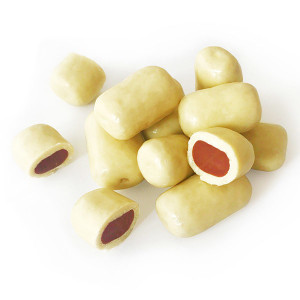 Organic White Chocolate Raspberry Licorice 4KG