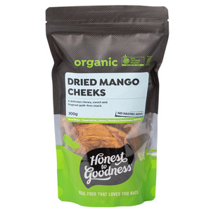 Honest to Goodness Organic Dried Mango Cheeks 300g 1