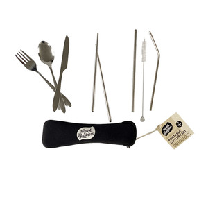 Set of 7 Stainless Steel Portable Cutlery Set