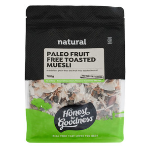 Paleo Fruit Free Toasted Muesli 700g 1