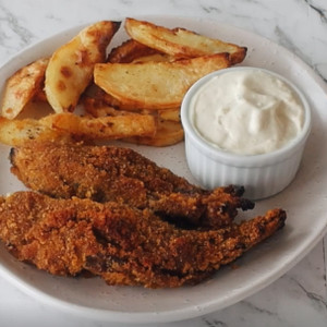 Vegan Fish & Chips 1