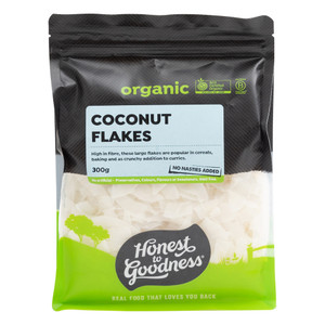 Honest to Goodness Organic Coconut Flakes 300g 1