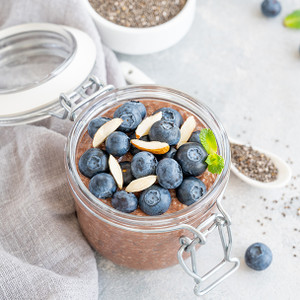 Chocolate Chia Protein Pudding 1