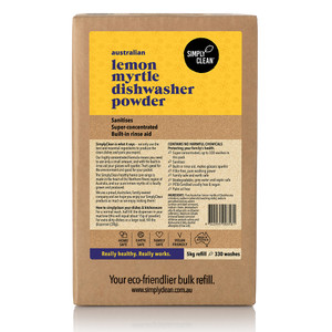 Lemon Myrtle Dishwasher Powder Box 5KG 1