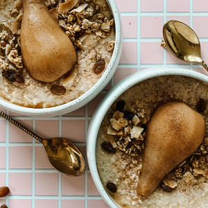 Poached Pear Porridge 1