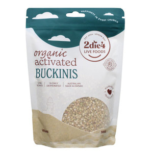 Activated Organic Buckinis 300g Front | Honest to Goodness