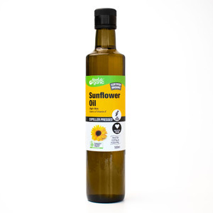 Organic Sunflower Oil 500ml Front | Honest to Goodness