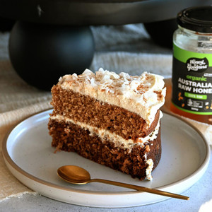 Honey Cake with Labneh Frosting