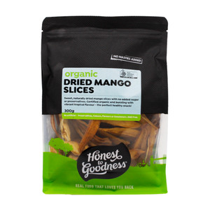Organic Dried Mango Slices 300g | Honest to Goodness