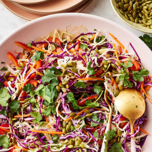 Cabbage Salad with Apple Cider Glaze