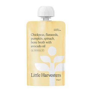 Little Harvesters Baby Food Chickpeas, Pumpkin, Spinach 120g | Honest to Goodness