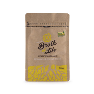 Organic Dehydrated Chicken Bone Broth Satchel 90g | Honest to Goodness