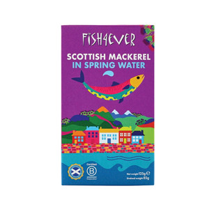 F4E Scottish Mackerel in Spring Water 125g | Honest to Goodness