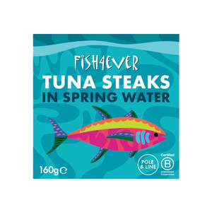 F4E Skipjack Tuna Steaks in Spring Water 160g | Honest to Goodness