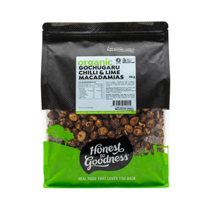 Organic Gochugaru Chilli & Lime Macadamias 4KG | Honest to Goodness