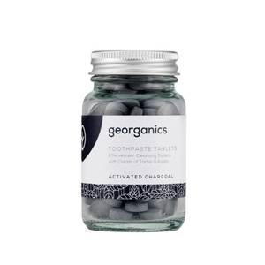 Georganics Mouthwash Tablets Charcoal 180 tabs | Honest to Goodness