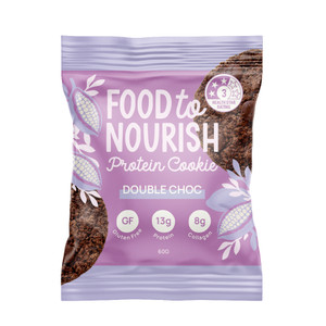 Protein Cookie Double Choc 60g | Honest to Goodness