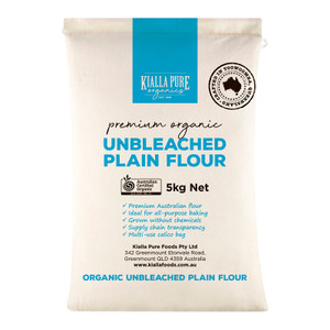 Organic Unbleached Plain Flour 5KG | Honest to Goodness