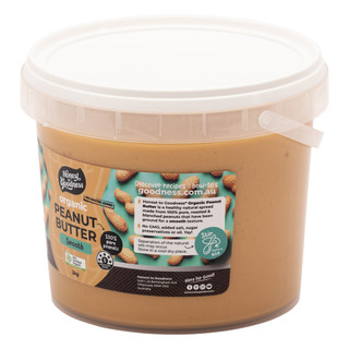 Organic Smooth Peanut Butter 2KG
