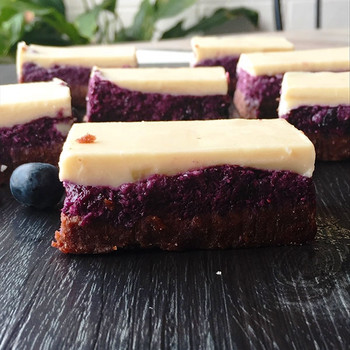 White Chocolate Berry Slice