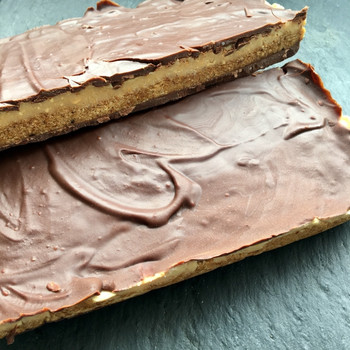 Choc-Caramel Nougat Bars