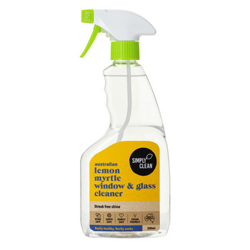 Simplyclean Lemon Myrtle Natural Glass Window Cleaner
