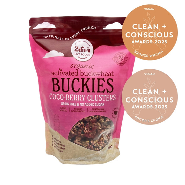 Activated Organic Buckies - Coco-Berry 400g | Honest to Goodness Activated Organic Buckies - Coco-Berry 400g | Honest to Goodness
