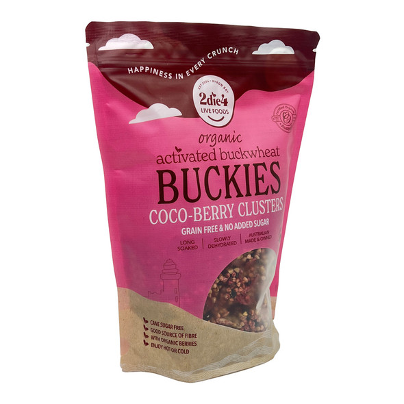 Activated Organic Buckies - Coco-Berry 400g | Honest to Goodness Activated Organic Buckies - Coco-Berry 400g | Honest to Goodness