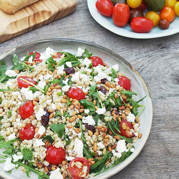 Barley Salad with Tomatoes, Feta & Basil Barley Salad with Tomatoes, Feta & Basil