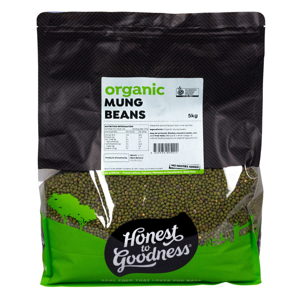Organic Mung Beans 5KG 1