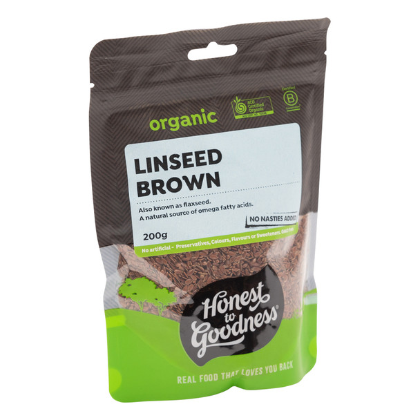 Organic Brown Linseed 200g 2