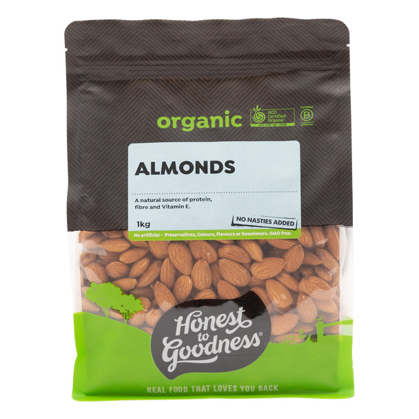 Organic Almonds 1KG 1