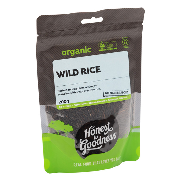 Honest to Goodness Organic Wild Rice 200g 2