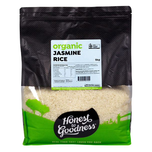 Organic Jasmine Rice 5KG 1