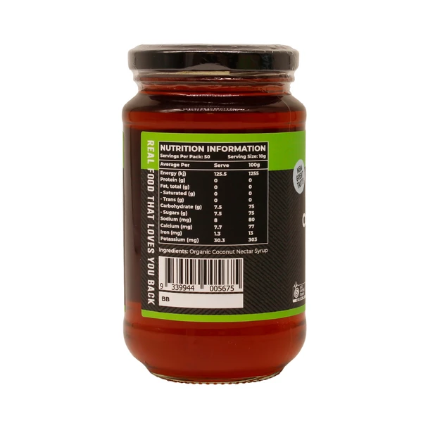 Organic Coconut Syrup 500g | Honest to Goodness
